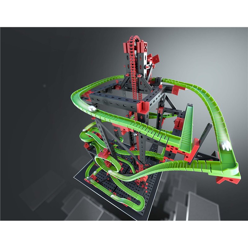 Image secondaire de fischertechnik Circuit de Billes Dynamic L2, 536621 – kit de Construction pour Enfants, Jouet éducatif à partir de 9 Ans, Vert