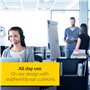 Jabra Evolve 30 UC Stereo Headset - Casque de communications unifiées pour téléphone logiciel VoIP avec annulation passive du br