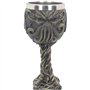 Nemesis Now Cthulhu's Thirst Gobelet 21cm Vert, Résine avec insert en acier inoxydable