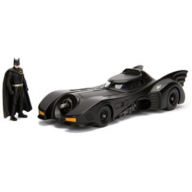 Jada Toys - Batman Returns 1989 Batmobile Figurine, 801310982600, 1/24ème, Noir