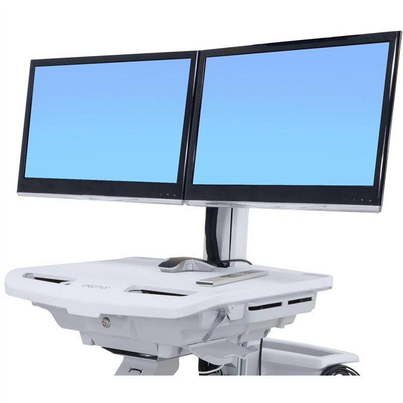 Ergotron SV Dual Monitor Kit - Pied pour 2 écrans LCD (Bras réglable) - Taille d'écran : 24