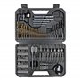 Bosch Professional 103 pièces Jeu de forets et d'embouts (pour le bois, la pierre et le métal, accessoires outils de perçage et 