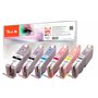 PEACH PI100-312 CARTUCHO DE TINTA FOTO PGI-550XL/CLI-551XL MULTI-6-PACK NEGRO, FOTOS CIAN, FOTOS GRIS, FOTO MAGENTA, AMARILLO PA