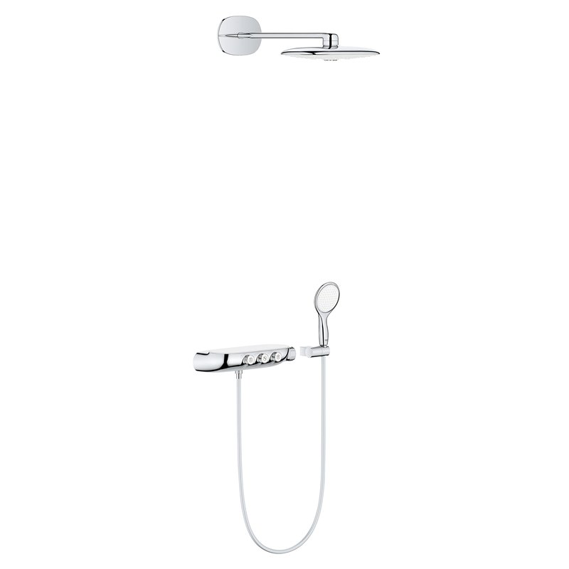 GROHE 26443LS0 SmartControl 360 Duo Encastré, Blanc, Moon White