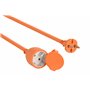 Rallonge de jardin 16A, Pronlongateur orange 20 mètres, câble H05VVF 2x1,5 pour appareils de classe II (sans terre)
