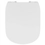 Ideal Standard TESI Abattant WC, Lunette Toilette, Siège WC, Ultra-Fin, Frein De Chute Blanc, Certifié NF, Modèle authentique,T3