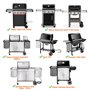 Grilles de cuisson de rechange Onlyfire - Modèle Heavy Duty en acier émaillé - Pour les barbecues Weber 7525, Spirit et Genesis 
