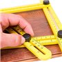 SHOP-STORY - Règle d'Angle Pliable Multifonction de Mesure Multi Angles pour Découpe et Bricolage Facile Neuf