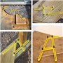 SHOP-STORY - Règle d'Angle Pliable Multifonction de Mesure Multi Angles pour Découpe et Bricolage Facile Neuf