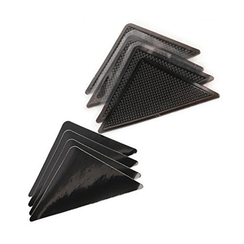 Image secondaire de SHOP-STORY - Lot de 4 Supports Anti-Dérapants Triangle pour Tapis avec Autocollants