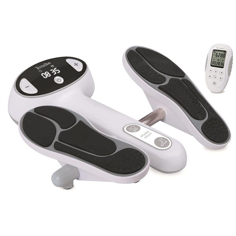 Terraillon Power Stepper Appareil EMS/TENS, Électrothérapie pour Jambes et Corps, Apaisement des Douleurs et Amélioration de la circulation sanguine