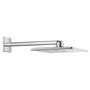 GROHE Set Douche de tête Bras 2 Jets Rainshower 310 SmartActive Cube 26479000, Chrome, 400 mm