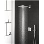 GROHE Set Douche de tête Bras 2 Jets Rainshower 310 SmartActive Cube 26479000, Chrome, 400 mm