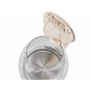 Adler AD 1238 Bouilloire électrique, Verre, 1 Liter, Beige