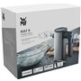 WMF Batteur électrique, 5 vitesses, Inox 18/10 Cromargan, Rangement position verticale, Fouet et crochet pétrin en inox, 400 W,