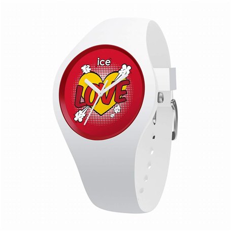Ice-Watch - ICE love Heart - Montre blanche pour femme avec bracelet en silicone - 015267 (Small)