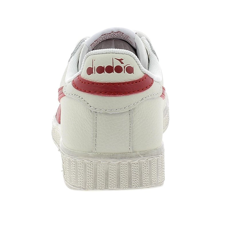 Image secondaire de Diadora Mixte Game L Low Waxed Chaussure de Gymnastique, White Red Pepper, 42.5 EU