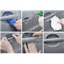 SHOP-STORY - Protecteurs Adhésifs Transparents pour Portes de Voiture Derrière Les Poignées - Pack de 4 Protections