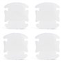 SHOP-STORY - Protecteurs Adhésifs Transparents pour Portes de Voiture Derrière Les Poignées - Pack de 4 Protections