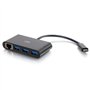 C2G 82406 hub & concentrateur USB 3.0 (3.1 Gen 1) Type-C 5000 Mbit/s Noir - Hubs & concentrateurs (USB 3.0 (3.1 Gen 1) Type-C, R