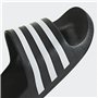 adidas Mixte Adilette Aqua Slides, Core Black / Cloud White / Core Black, 39 EU
