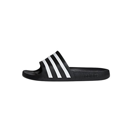 adidas Mixte Adilette Aqua Slides, Core Black / Cloud White / Core Black, 40.5 EU