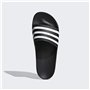 adidas Mixte Adilette Aqua Slides, Core Black / Cloud White / Core Black, 40.5 EU