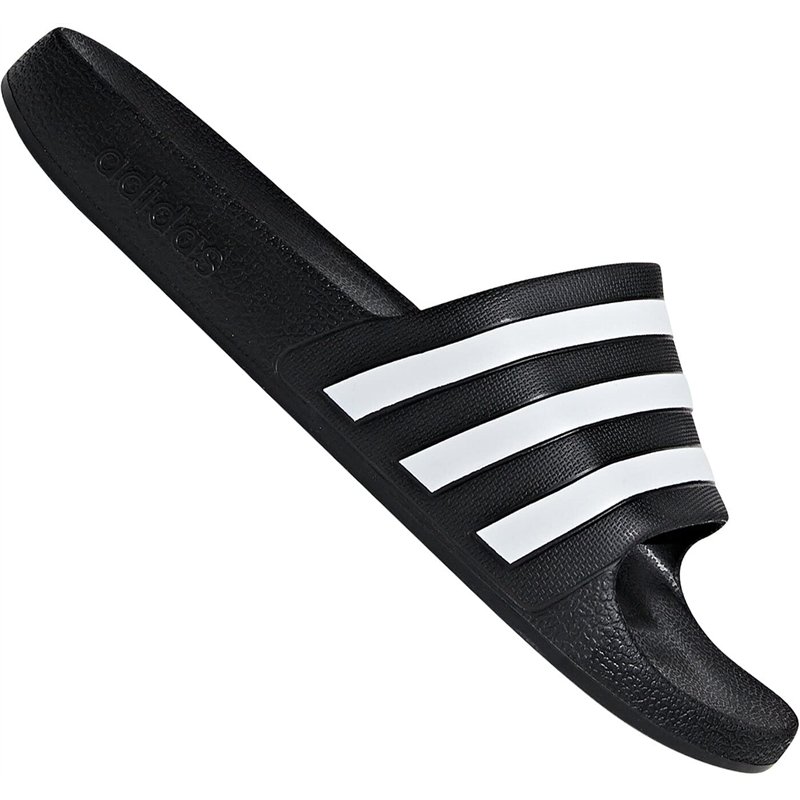 adidas Mixte Adilette Aqua Slides, Core Black / Cloud White / Core Black, 37 EU