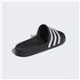 adidas Mixte Adilette Aqua Slides, Core Black / Cloud White / Core Black, 43 EU