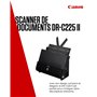 Canon imageFORMULA DR-C225 II Scanner, numérisation Recto Verso, USB, pour la Maison et Le Bureau, 25 Pages/Min, Reconnaissance 