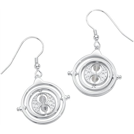Harry Potter Zeitumkehrer (Time Turner) Femme Boucles d'oreilles couleur argent Argent Sterling