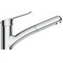 Ideal Standard BC143AA Ceraflex Mitigeur cuisine monocommande à poser sur évier, douchette orientable et amovible Chromé