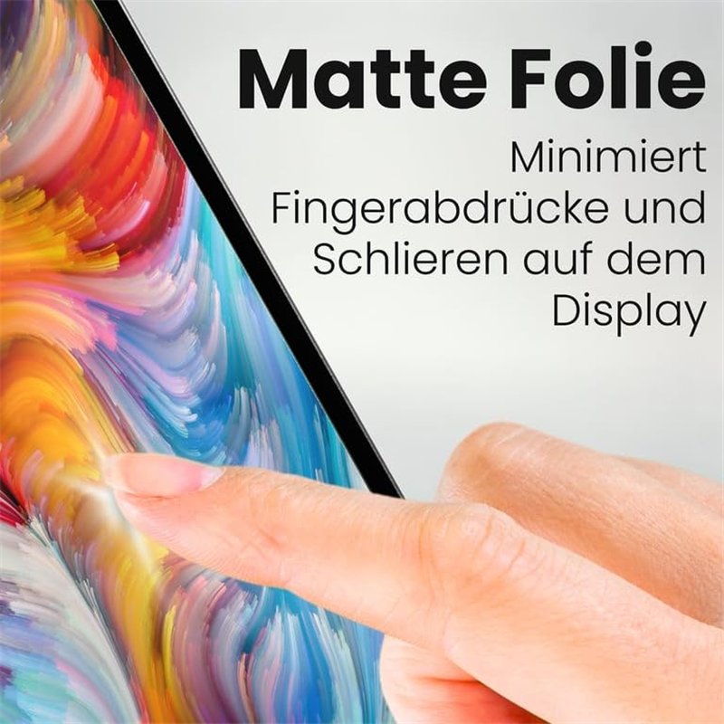 Image secondaire de atFoliX Protecteur d'écran compatible avec Iiyama ProLite T2454MSC-B1AG Film Protection d'écran, antiréfléchissant et absorbant 