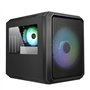 Itek Case QBO 8 Evo - Micro ATX, USB3, 200 + 120 mm ARGB Fan, Card Reader, 3X Trasp Window