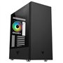 Boîtier Moyen Tour ATX Vertibra S210 RGB avec Panneau Vitré, Noir