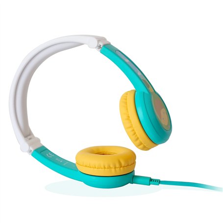 Lunii - Casque audio Octave pour enfants de 3 ans à 8 ans- Compatible avec Ma Fabrique à Histoires et FLAM - casque filaire pour