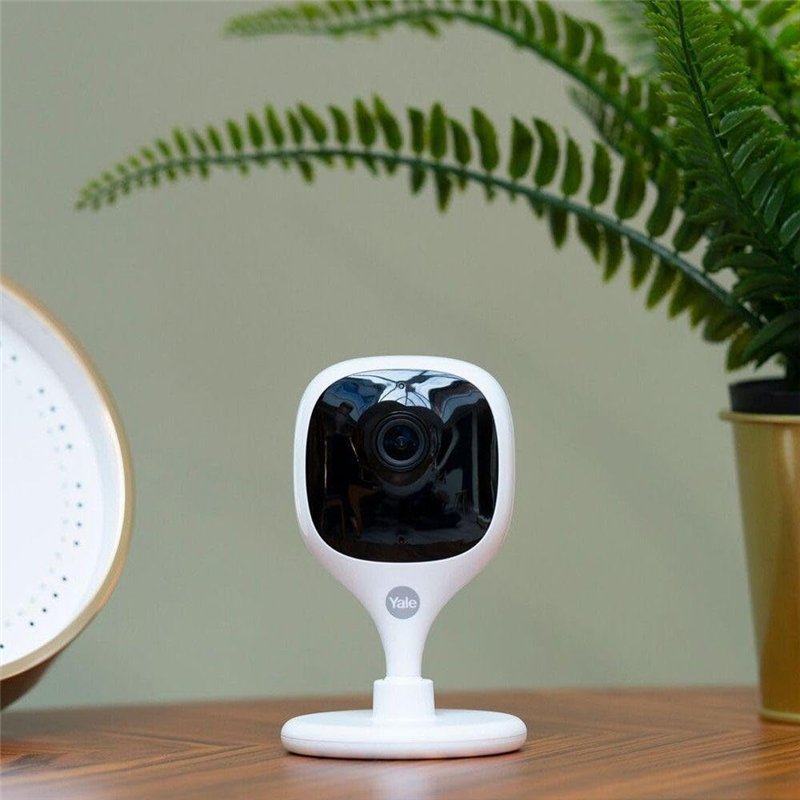 Image secondaire de Yale SV-DFFI-W EU Caméra WiFi Intérieure 1080p, Caméra de Surveillance avec Audio Bidirectionnel, Détection de Mouvement et Visi