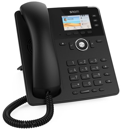 Snom D717 TéLéPhone Fixe sans Fil - ÉCran Couleur TFT 2,7-3 Touches Programmables - Port USB - Capteur Luminosité - Disponib