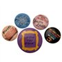 AMBROSIANA Friends Badges, Alliage d'acier, Multicolore, 10 x 12,5 cm, 10 x 12.5cm, Acier allié