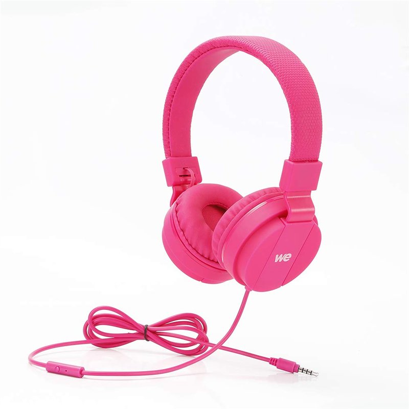 WE Casque Audio Filaire - Micro Intégré pour Les appels téléphonique - Smartphone Android et iOS - Casque Stéréo Réglable - Fush
