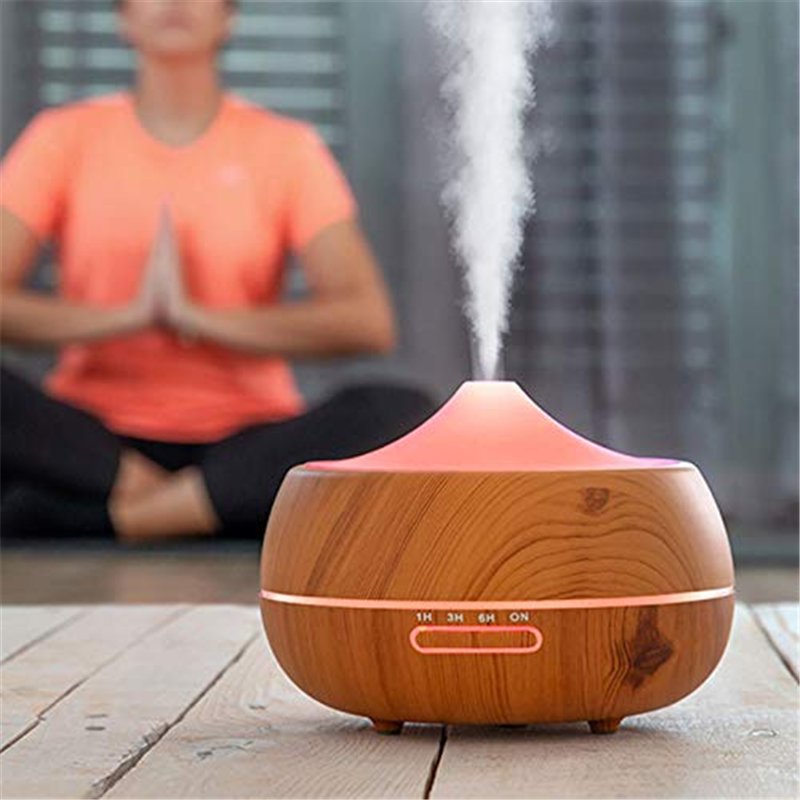 SHOP-STORY - Diffuseur Huiles Essentielles 300ml Humidificateur d'Air Brume Fraîche Arôme Parfum Electrique avec 14 Couleurs Cha
