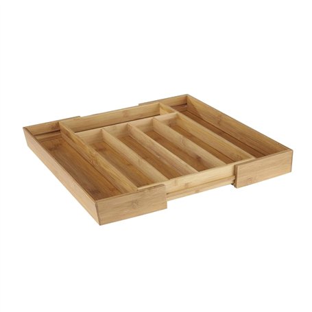 HI Range-couverts Extensible Bambou Plateau à Couverts Ustensile Cuisine