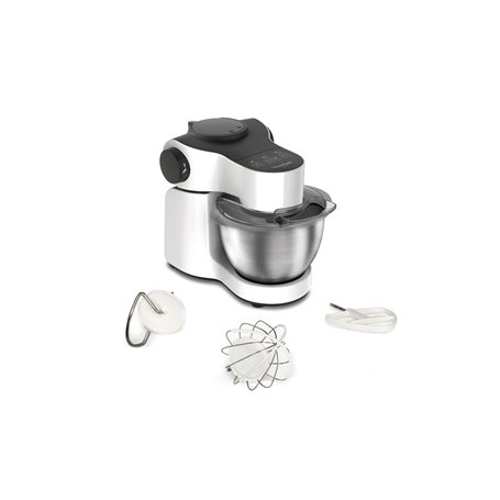Moulinex Wizzo Robot Pâtissier, Bol Inox 4L, Kit Patisserie, Fouet Flex Breveté, Puissance 1000 W, Gâteaux, Quiches, Pizzas QA31