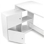 IDMarket - Bureau d'angle en Forme de L BOB avec Portes Blanc