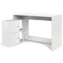 IDMarket - Bureau d'angle en Forme de L BOB avec Portes Blanc