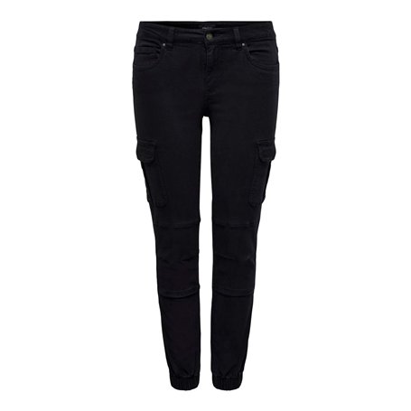 ONLY Pantalon Cargo ONLMISSOURI Taille Classique Slim Fit Pantalon Cargo Black 40 32 Black 1 (US) 40 / L32
