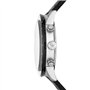 Emporio Armani Hommes Chronographe Quartz Montre avec Bracelet en Cuir