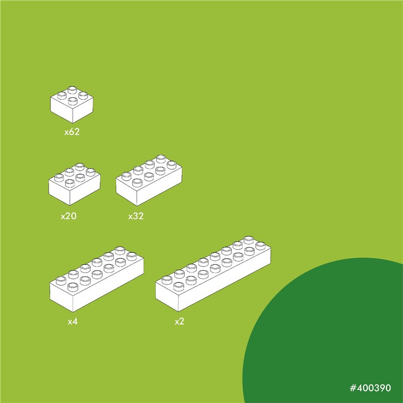 Image secondaire de Hubelino 400390 Lot de 120 Briques compatibles