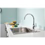 Grohe 31369001 Start Edge OHM Sink C-spout Robinetterie, Chrom