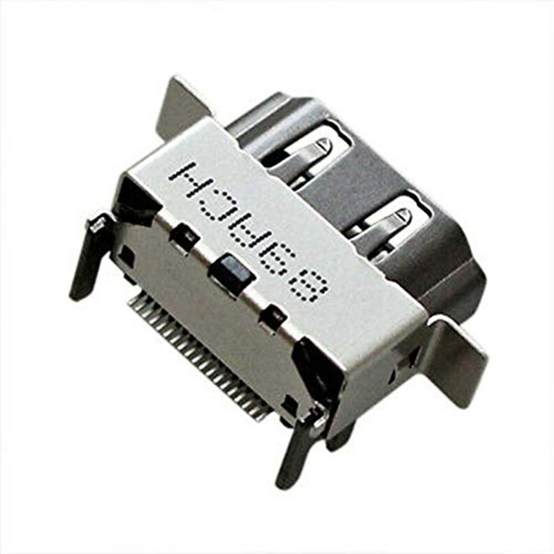 YuYue Port HDMI 2.1 Prise Jack Plug Plug Remplacement du Port d'affichage Compatible avec la Console Microsoft Xbox One X